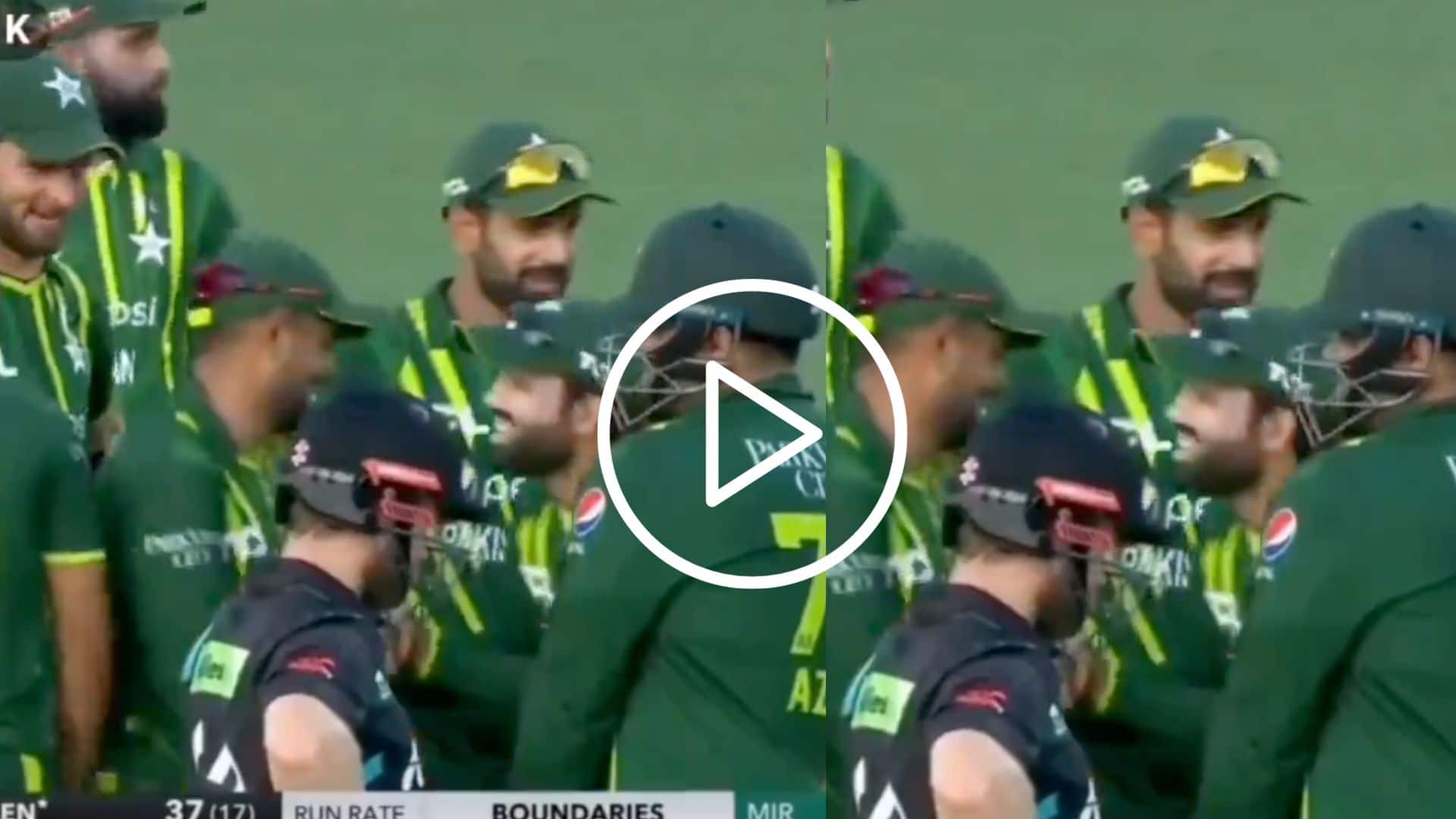 [Watch] Babar Azam and Mohd. Rizwan's Cute On-Field Banter Gets Caught On Cam